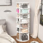Shoe Organizer, 7 Tier Rotating Shoe Rack Tower, Spinning Shoe Display, High Bottom Design Shoe Tower Spinning Storage, Revolving Rack 360, Closet Handbag Display Rotate Organizers (White01)