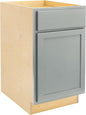 Quicklock RTA (Ready-to-Assemble) | Base Kitchen Cabinets - Shaker Style | Made in America (Magnetic Gray, 21" Wx34.5 Hx24 D Base)
