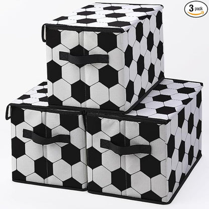 Stackable Clothes Storage Bins with Lids,Closet Organizers Fabric Cat Printing Box for Home and Office,Blanket Clothes Organizers,Under Bed Storage Containers 3 Pack.