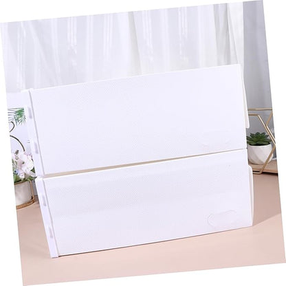 SOLUSTRE 3pcs Shoe Box Stackable Storage Organizer for Sneakers Plastic Cabinet Organizer