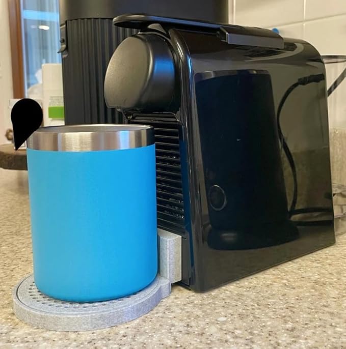 Coffee Maker Upgraded Drip Tray | Supports Breville, Krups, and Essenza Mini Plus | Large Drip Tray for larger Mugs (Glow in the Dark)
