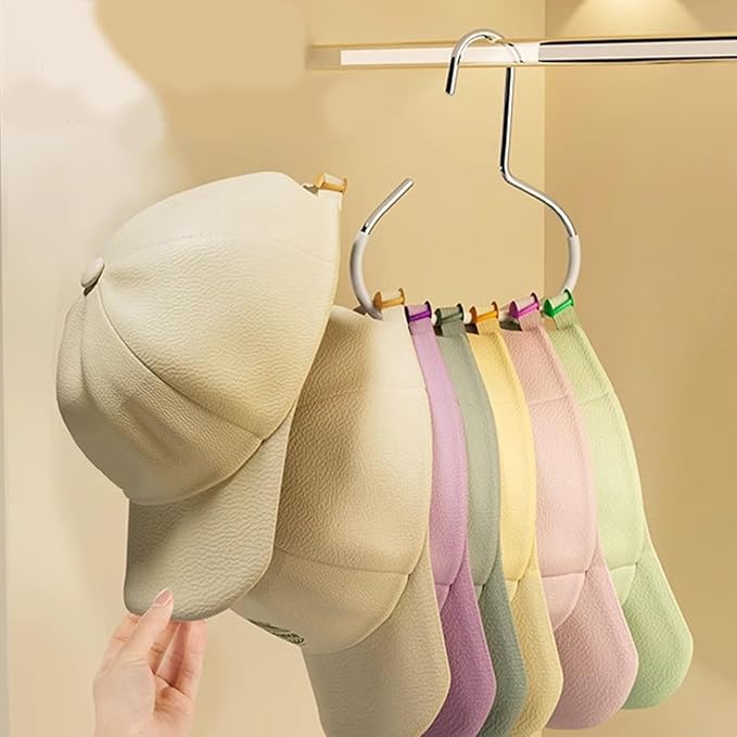 Multifunctional Hangers Scarf Hangers with Open Rings Designs for Hanging Belts Ties Hats and More Closet Organizers