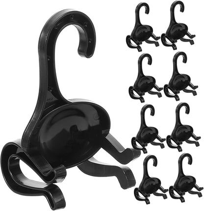 PRETYZOOM 20pcs Sneakers Hanging Hooks Plastic Shoe Storage Rack for Organizer Drying Organizer for Supermarket and Home