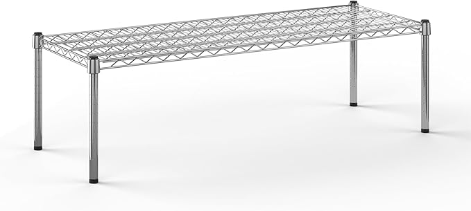 18" Deep x 48" Wide x 14" Height Wire Shelving Kit | 1-Tier | NSF Commercial Storage Rack Unit