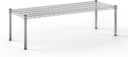 18" Deep x 48" Wide x 14" Height Wire Shelving Kit | 1-Tier | NSF Commercial Storage Rack Unit