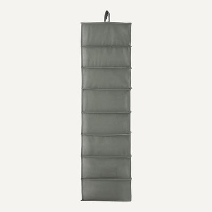 Amazon Basics 8-Tier Hanging Closet Shelf Shoe Organizer, Space Saving Storage, Foldable, 11.5 x 41 x 5.5 in, Dark Grey | for Closet Storage