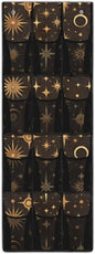 Star Moon Over the Door Shoe Organizer 12 Large Breathable Mesh Pockets Sturdy Oxford Fabric Shoe Rack for Door Bedroom Bathroom