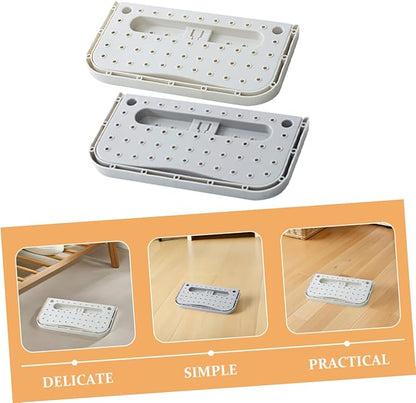 Healifty 2pcs Shoe Rack Hanging Wall Mounted Organizer No-drill Suction Cup -saving Wall-mounted Storage for Shoes Boots Slippers