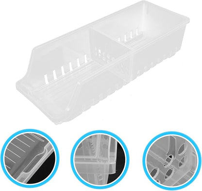 ABOOFAN Refrigerator Can Drink Holder Beverage Dispenser Bin Soda Beverage Dispenser Fridge Soda Can Organizer Stackable Organizer Food Storage Holder Kitchen Bar Storage Rack