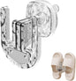 No-Drill Suction Cup Slipper Racks – Wall-Mounted Bathroom Shoe Holders with Drainage, Anti-Slip Design, Easy Installation