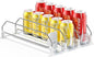 Drink Organizer for Fridge,Automatic Pusher Glide Soda Can Organizer for Refrigerator and Adjustable Width - Storage 15 Cans