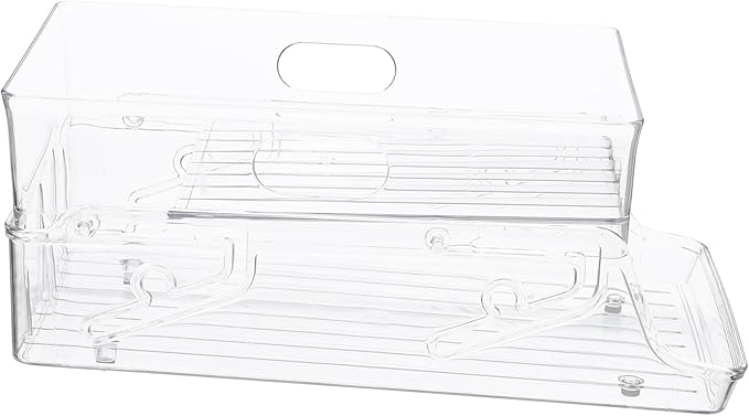 PRETYZOOM Multi-Function Can Organizer Fridge Drink Rack Soda Can Dispenser Easy Access Storage