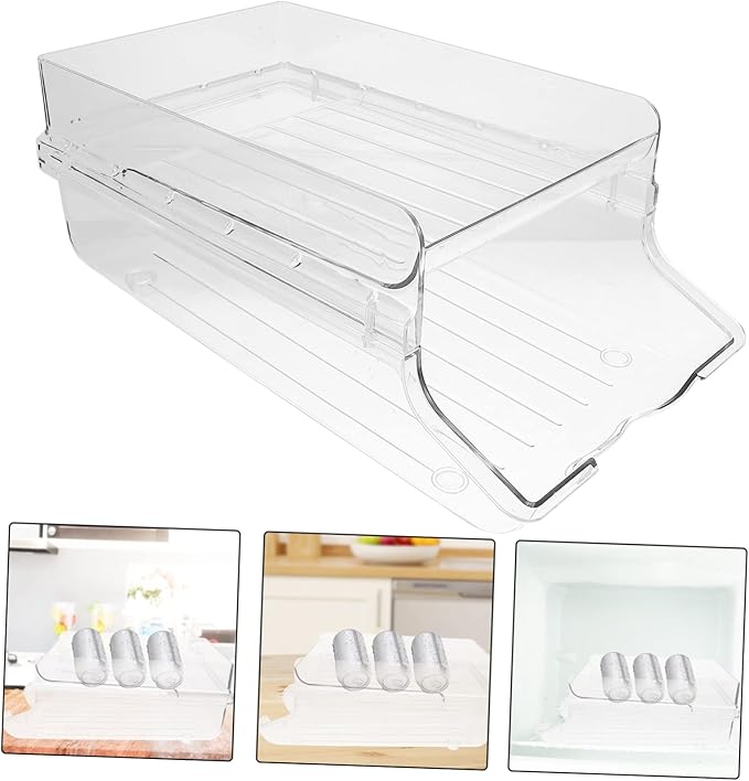 Zerodeko Refrigerator Beverage Storage Rack Carbonated Drinks Rolling Dispenser for Easy Access and Organization Kitchen and Fridge Capacity Can Organizer for Efficient Beverage Storage