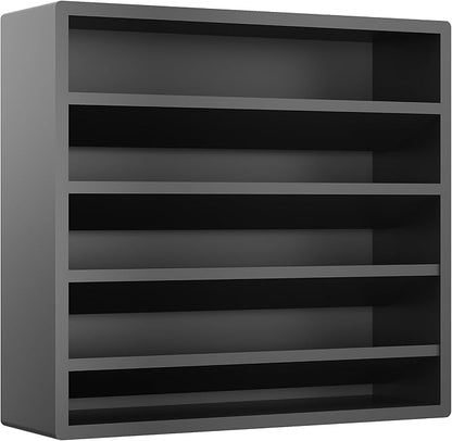 Orimade 4 Tier Spice Rack Organizer for Cabinet, Freestanding Bamboo Seasoning Rack for Countertop, Cupboard, Pantry, Kitchen, 13.18 x 4.13 x 12.2 inches(Spice Jars Not Included), Black