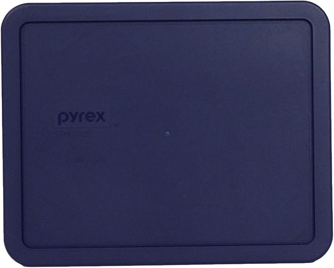 Pyrex 7212-PC 11-Cup, 7211-PC 6-Cup, & 7210-PC 3-Cup Blue Food Storage Replacement Lids - Made in USA