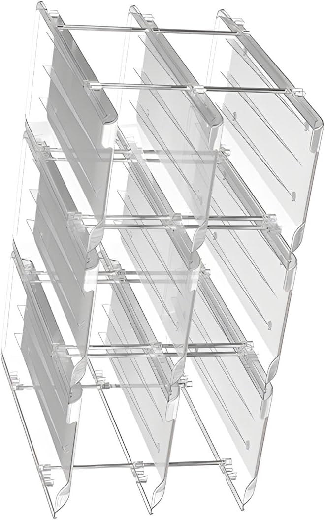 Stackable 3 Tiers Can Organizers for Holds Up to 36 Cans with Automatic Rolling Systems and Space Saving Designs Store Organization Shelves