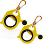 Zip Tie Holder Organizer Cable Tie Organizer Holder for Tool Belt Strong Efficient Solution for Electrician Zip Ties Holder Reusable Portable Safety(Yellow, 2 Pack)