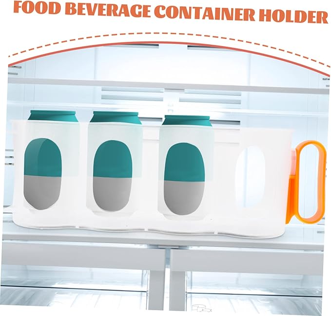 Soda Holder for Refrigerator Refrigerator Drink Dispenser Fridge Can Dispenser Beverage Can Holder