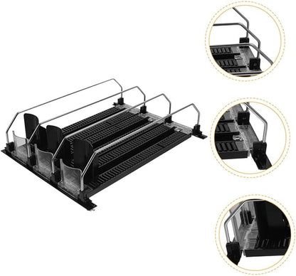 ULTECHNOVO 3pcs Beverage Propeller for Fridge Dispenser Stand Self-pushing Drink Organizer Soda Can Organizer Bottle Can Fridge Drink