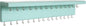 SANY DAYO HOME Jewelry Organizer with 30 Hooks and Cosmetics Shelf, 15 x 3 x 4 inches Wall Mounted Rustic Pine Wood Holder for Necklaces and Bracelets, Suitable for Kids and Adults (Aqua)