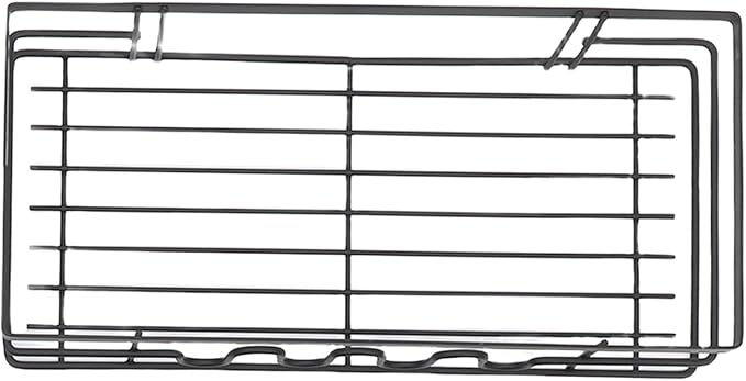 SUNGOOYUE Hanging Metal Over Door Organizer, Sturdy Kitchen Storage Solution, Adjustable Door Shelf for Easy Access