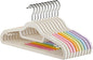 Ergocar Plastic Hanger Rainbow Anti -Slip Non -Traceless Hanger Saves Space Hanger Heavy Colored Hanger Suitable for Shirts, Dress, Gravita Hanger, Durable Versatile Color Clothes Hanger
