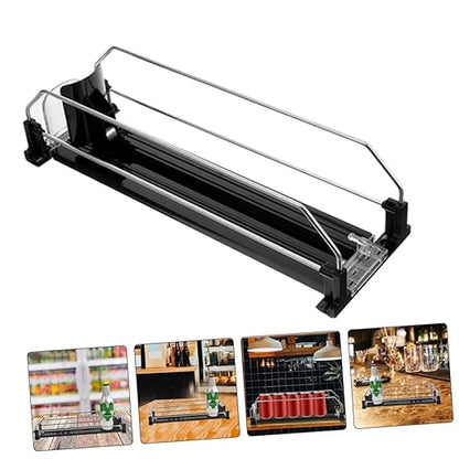 2pcs Beverage Propeller Refrigerator Organizer Soda Dispenser Stand for Fridge Can Dispenser