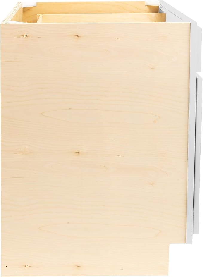 Quicklock RTA (Ready-to-Assemble) | Base Kitchen Cabinets - Shaker Style | Made in America (Pure White, 36" Wx34.5 Hx24 D Base)