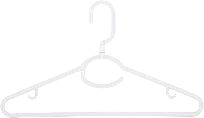 Laundry 360 Swivel Neck Hanger 5 Pack in White
