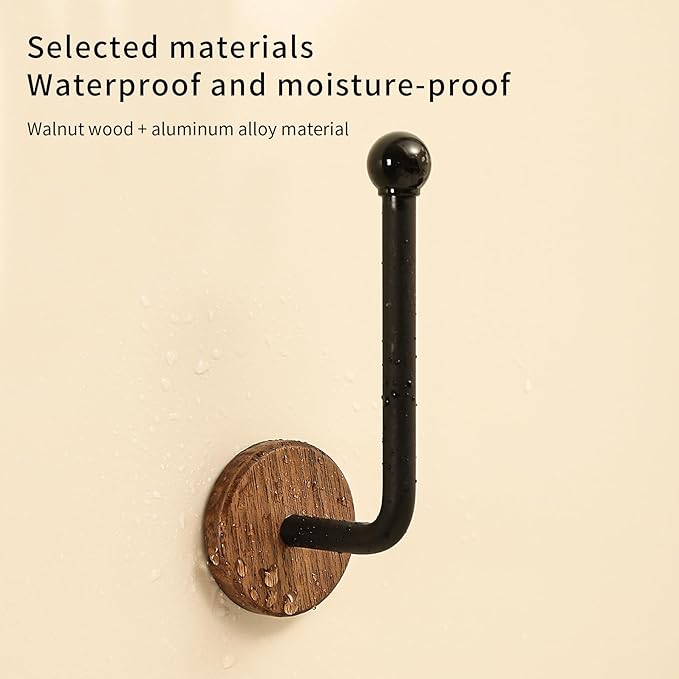 hat racks (2pcs) Wall-mounted hat rack, multi-functional wall hook, self-adhesive wall-mounted hat storage organizer for wardrobe