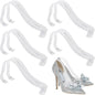 TXIN 10 Pcs/5 Pairs Acrylic Clear Sandal Shoes Display Stand Inserts Holders Shoe Display Rack Shoe Support For Women's Shoes
