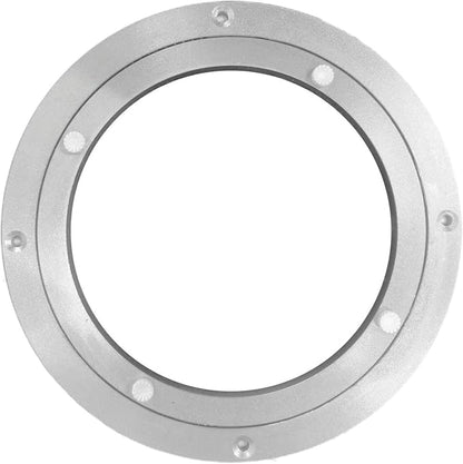 Aluminium Alloy Turntable Bearing Heavy Duty Lazy Susan Metal Rotating Hardware Turntable Bearing Ring Base Only (8 inch)