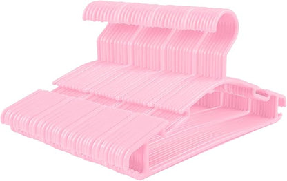 GoodtoU Baby Hangers Plastic - Kids Hanger Bulk Toddler Hangers 60 Pack Hanger for Toddler Children Pink