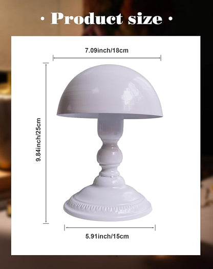 CHADWICK Hat Stand Vintage Style Dome Shape Freestanding Hat Stands for Display Metal Hat Display Stand Cowboy Hat Rack Wig Holder Hat Rack Stand Helmets Wigs Hats Caps Stand (White)