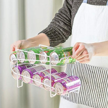 Stacking Beverage Soda Can Dispenser Rack