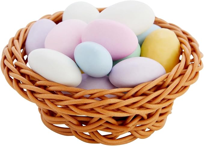 Bright Creations Mini Woven Basket Set - 3.1 x 1.2 in, Rustic Brown, 24-Pack - Bulk Mini Woven Baskets for Favors & Crafts