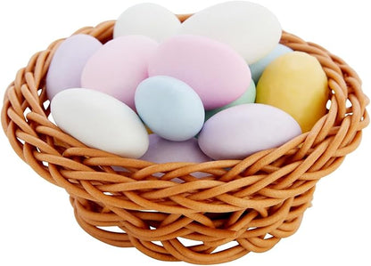 Bright Creations Mini Woven Basket Set - 3.1 x 1.2 in, Rustic Brown, 24-Pack - Bulk Mini Woven Baskets for Favors & Crafts