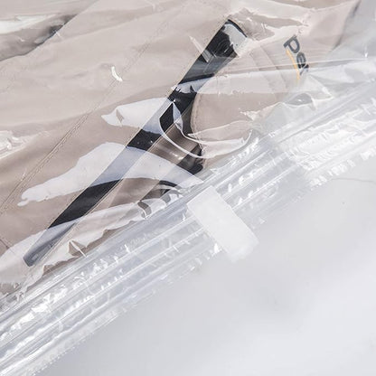 Hanging Vacuum Storage Bags, 2024 New Reusable Hanging Vacuum Storage Bags for Clothes, Coats, Jackets, Hanging Compressible Storage Bag Space Saver Bags with Hand Pumps (Medium, 2Pcs)
