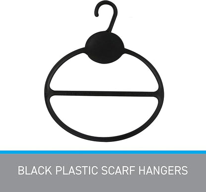 SSWBasics Black Scarf Hanger - Pack of 50