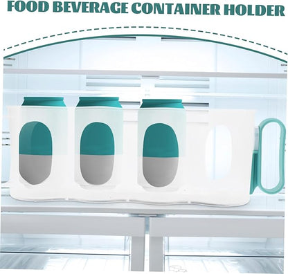 PRETYZOOM Refrigerator Soda Can Organizer Beverage Beer Dispenser Freezer Holder Multi-Purpose Storage Bins Elegant Design