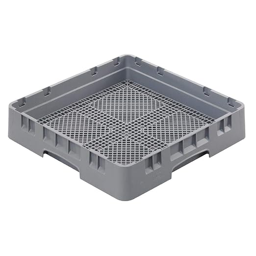Cambro Full Size Flatware Rack Soft Gray FR258-151