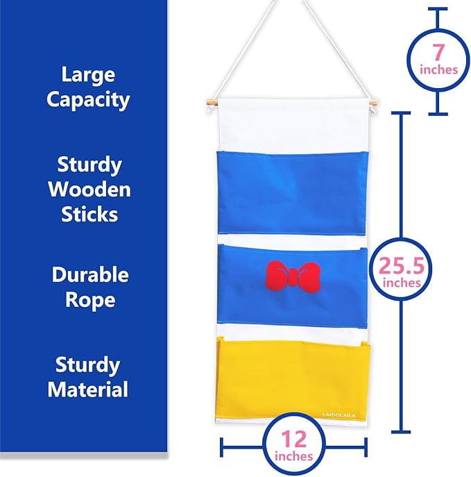 Fish Extender for Disney Cruise, 3-Pocket Hanging Organizer,Cruise Door Gift Holder，Must Have with Pixie Dust Gift Holder (2026Edition)