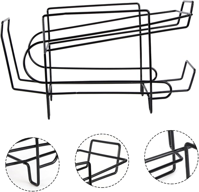 Firm Sturdy Refrigerator Storage Rack Drink Organizer for Fridge Beverage Holder Double-layer Drink Storage Rack