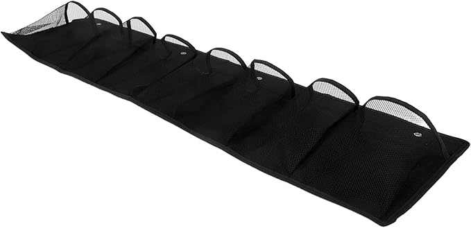 Zerodeko Rv Bedside Shoe Organizer Breathable Mesh Hanging Pocket Storage Bag with Hooks for Shoes Tools and Accessories for Camper and Home Use