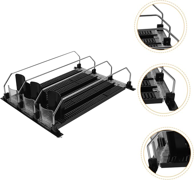 3pcs Beverage Propeller Pusher for Fridge Drink Organizer Can Dispenser