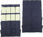 YARNOW Door Hanging Shoe Organizer Bag with 16 Pockets, Blue and Yellow Oxford Cloth, Space Saving Hanging Shoe Holder for Closet Storage, Suitable for Men Women