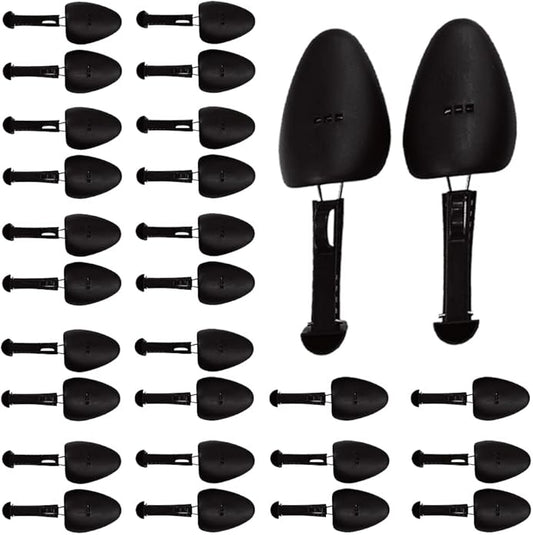 YY YEARCHY 14 Pairs Shoe Trees for Men Adjustable Plastic Shoe Holder Shape Support