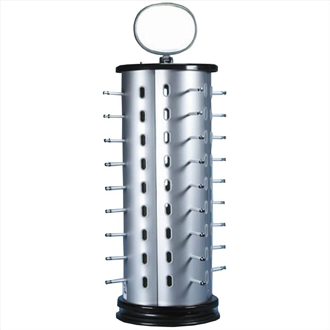 Sunglasses Display Stand - 44 Pairs Eye-wear Rack Rotating Display with Mirror
