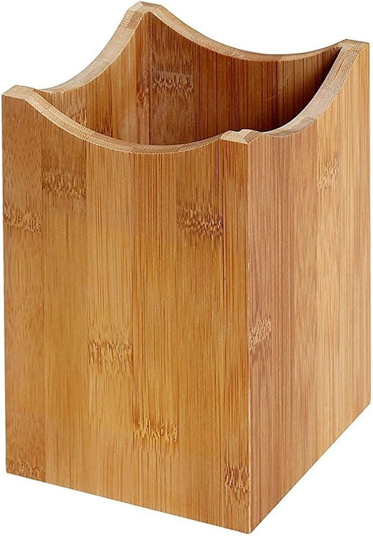 YBM HOME Bamboo Utensil Holder for Kitchen Cooking Tools, Cutlery, and Silverware 331