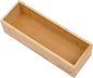 PRATIQUE Bamboo Drawer Organizer - Kitchen Utensil Organizer Silverware Tray Cutlery Holder，Office Desk Supplies and Accessories (8.9x3x2.6 inch)